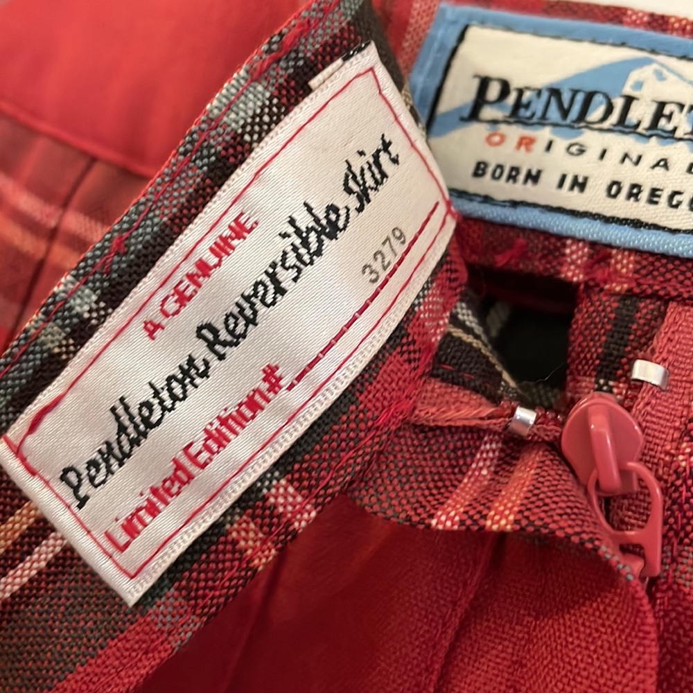 Vintage Pendleton Limited Edition Reversible Plai… - image 3